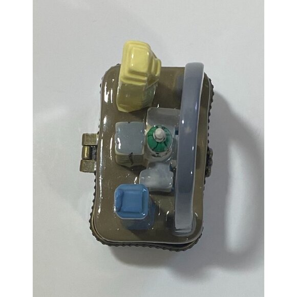 St. Louis Arch Ceramic Hinged Trinket Box w Paddle Boat Missouri Travel Souvenir - Picture 5 of 13